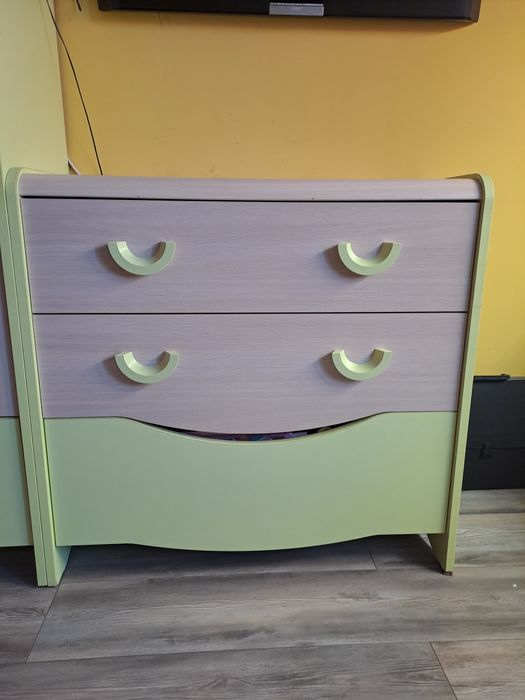 Meble dziecięco-młodzieżowe SMILE komplet 12 elementów