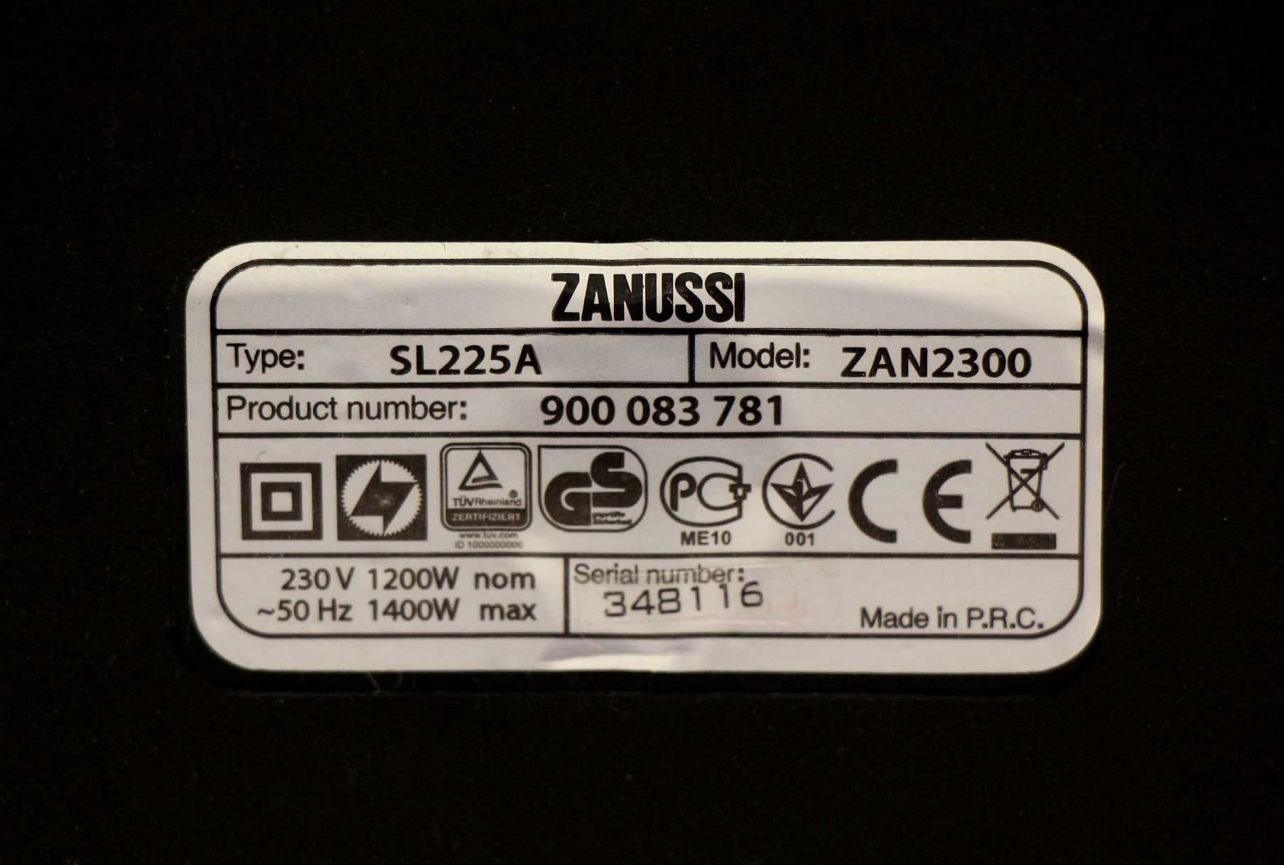 Пилосос ZANUSSI ZAN 2300 порохотяг, пылесос зануси 1400W