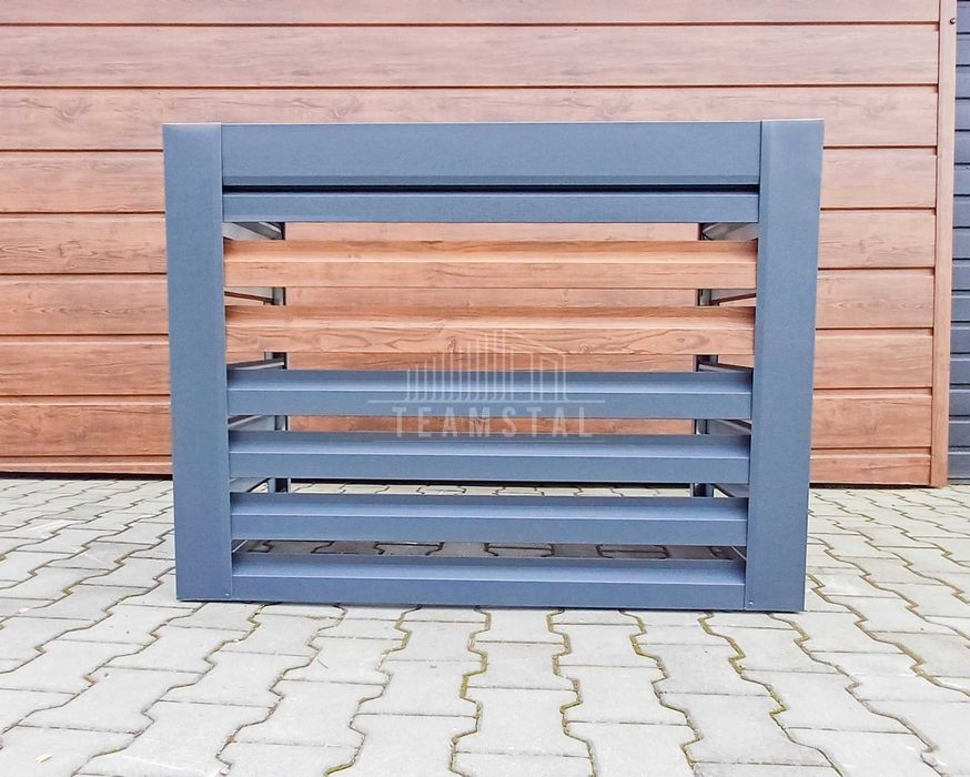 Osłona Klimatyzatora 90x50x70cm Antracyt Zabudowa Klimatyzacji  TS937