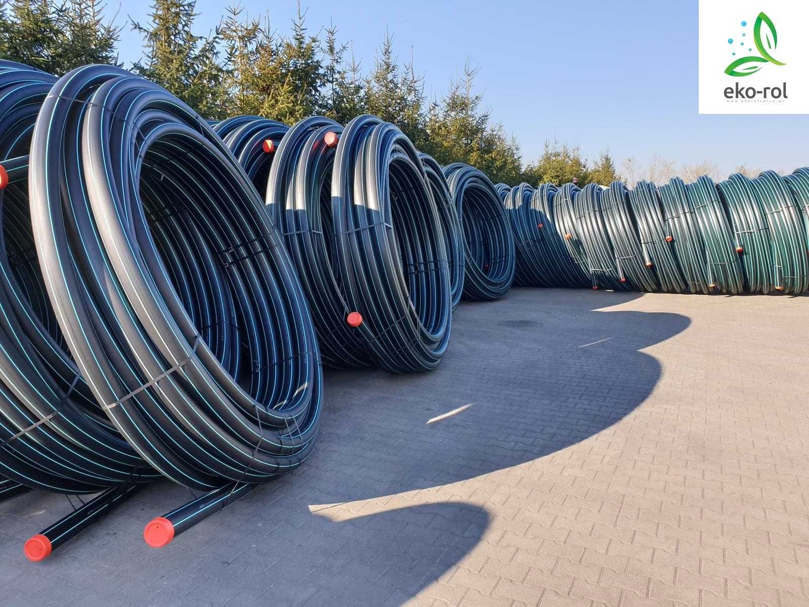 Rura PE 125 x 7,4 PN10 - nawadnianie upraw rolniczych / transport