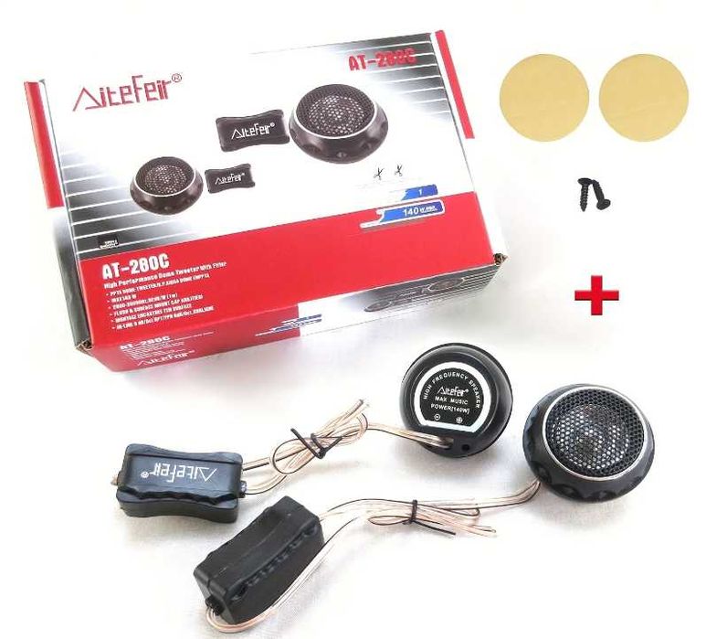Tweeters  280W com crossovers e imen de Neodymium  NOVOS