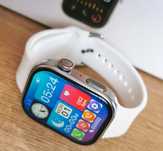 Smartwatch biały, nowy komplet