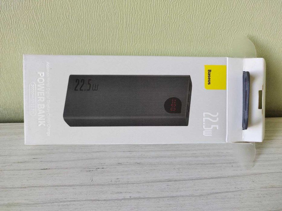 Павербанк Baseus Metal 20000 mah повербанк  / Power bank / Акція