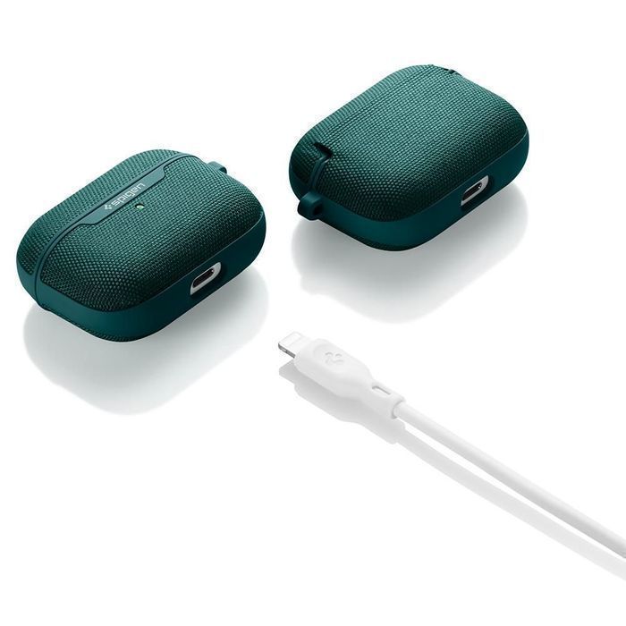 Etui Spigen Urban Fit do Apple Airpods Pro 1 - Mroczna Zielen