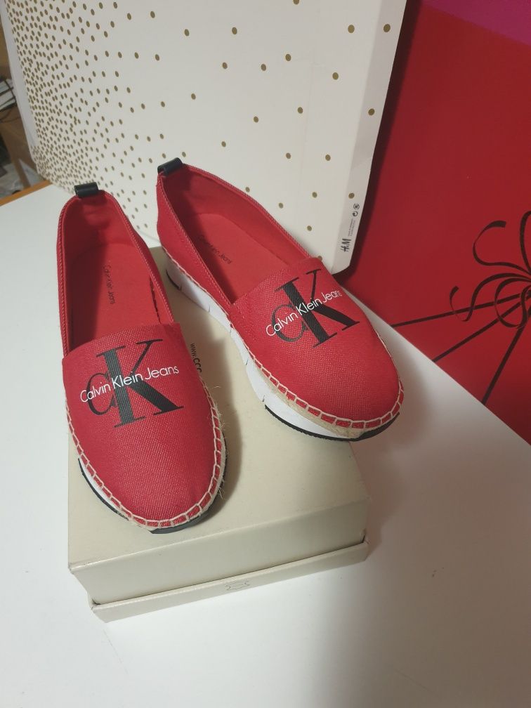 Calvin Klein Jeans espadryle Genna rozmiar 39 jak NOWE