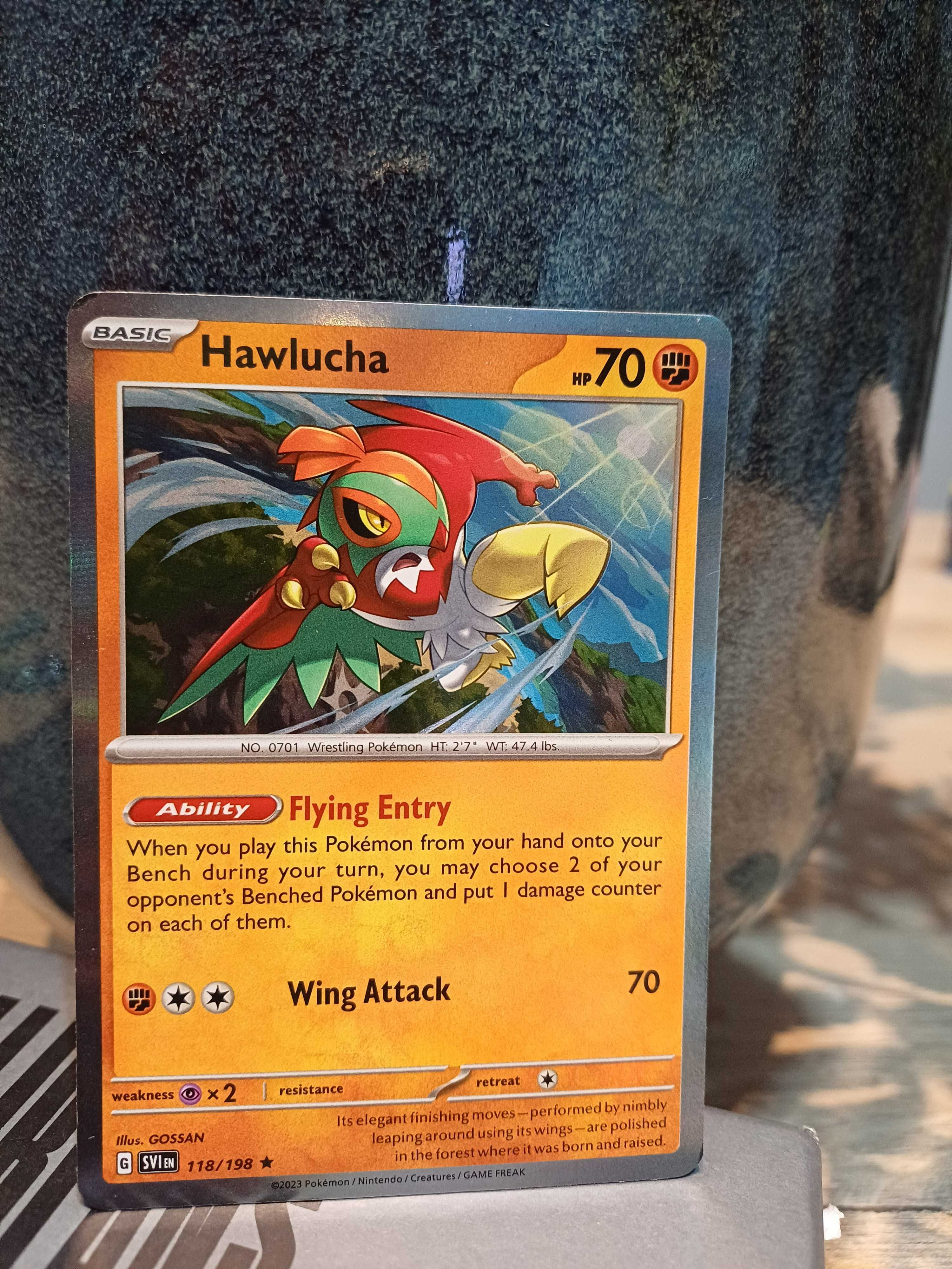 Carta Pokémon Hawlucha [Holo] #118