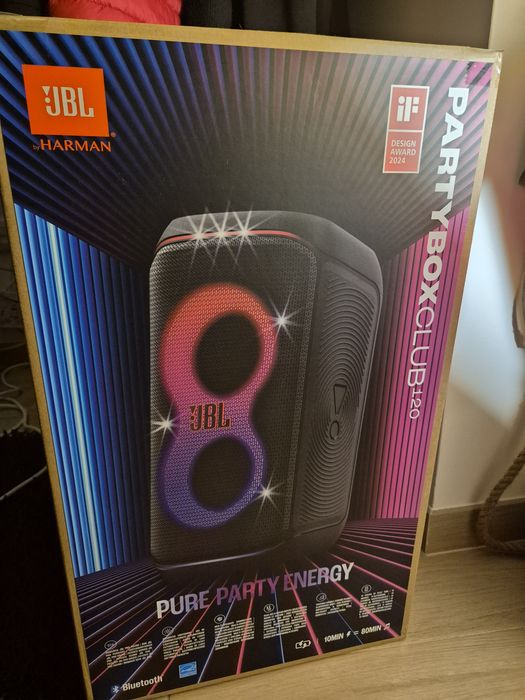 Coluna JBL PartyBox Club 120 Nova-Caixa