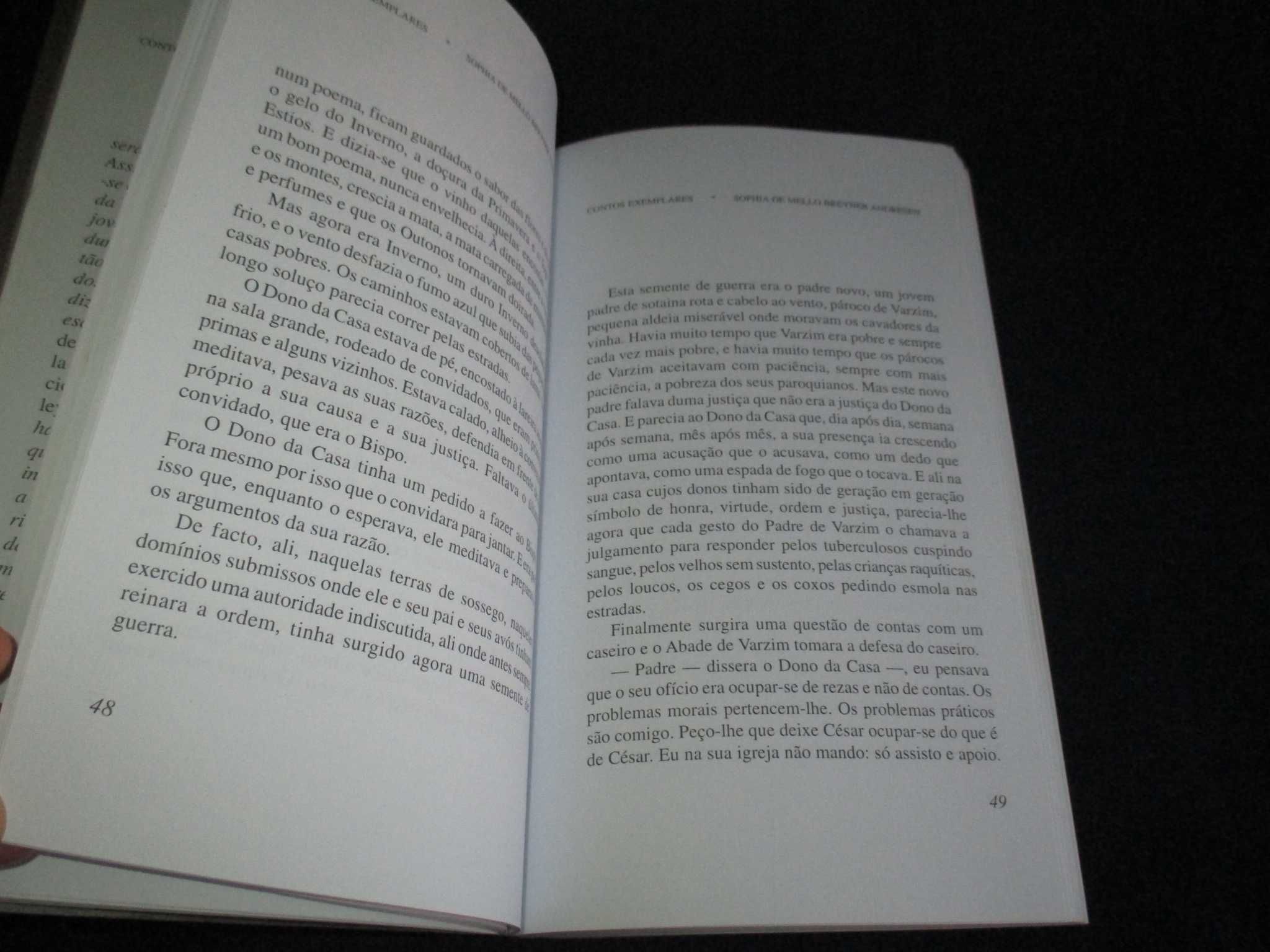 Livro Contos Exemplares Sophia de Mello Breyner Andresen