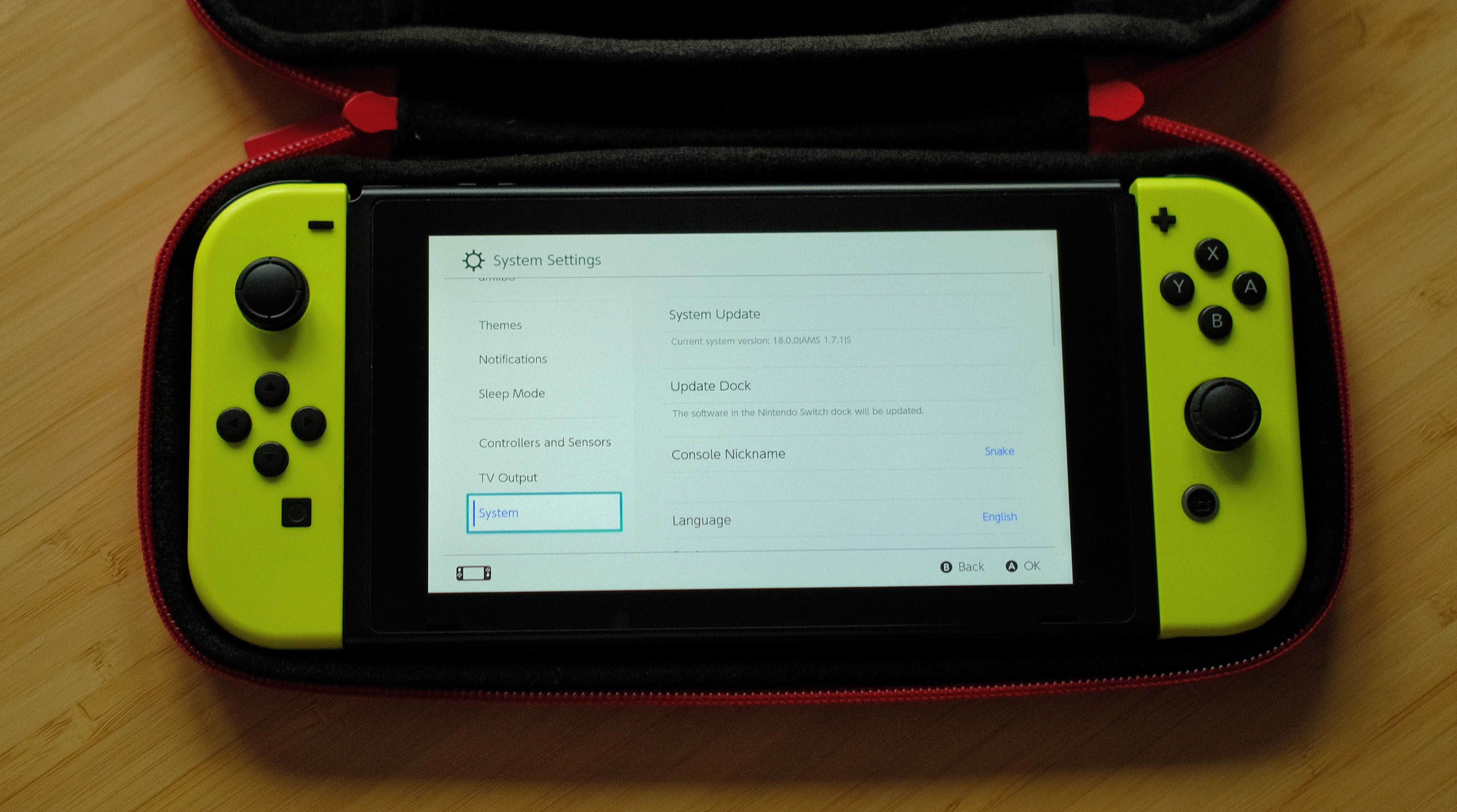 Nintendo Switch v1 CFW Atmosphere
