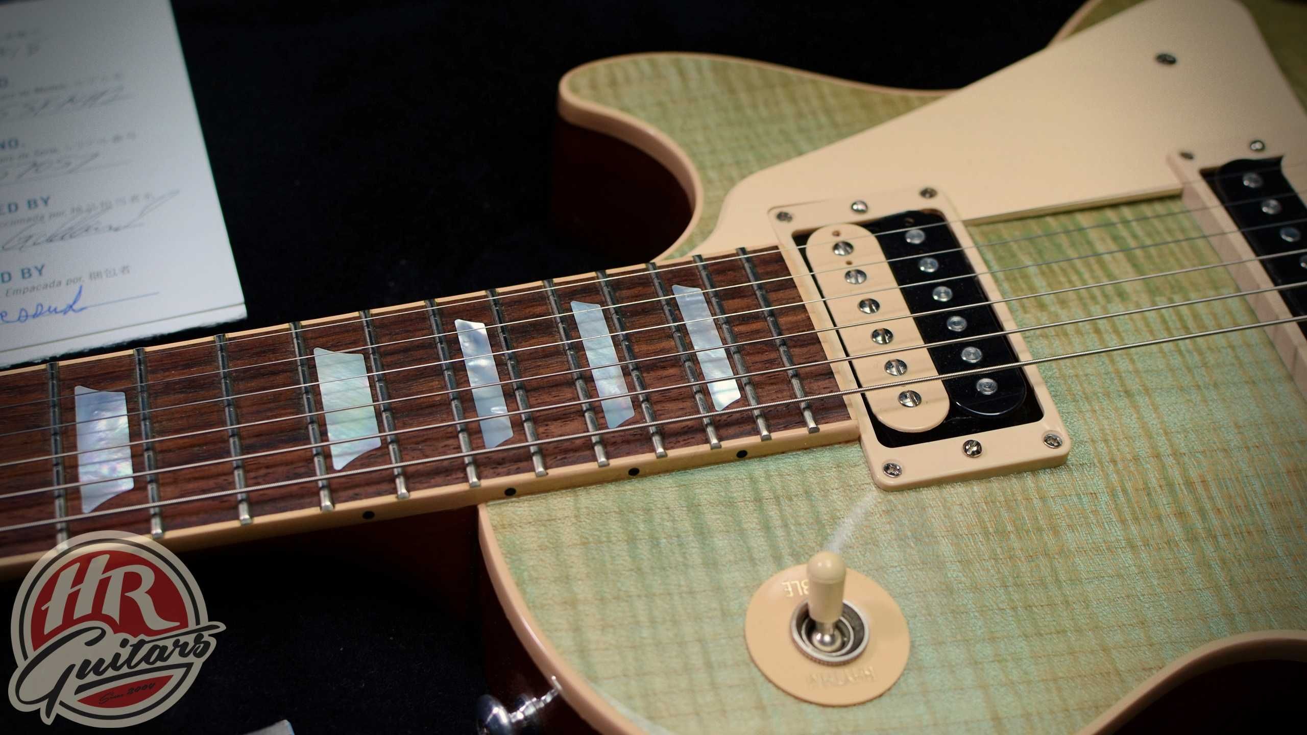 GIBSON Les Paul Classic z 2015 roku, kolor Seafoam Green, USA, gitara