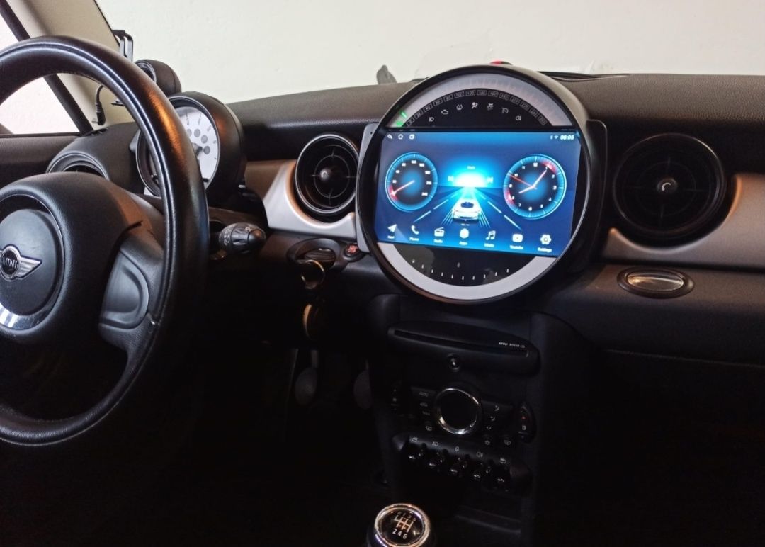 Radio 2 DIN 9" Mini Cooper (2006 a 2015) + Android + Carplay + GPS/Nov