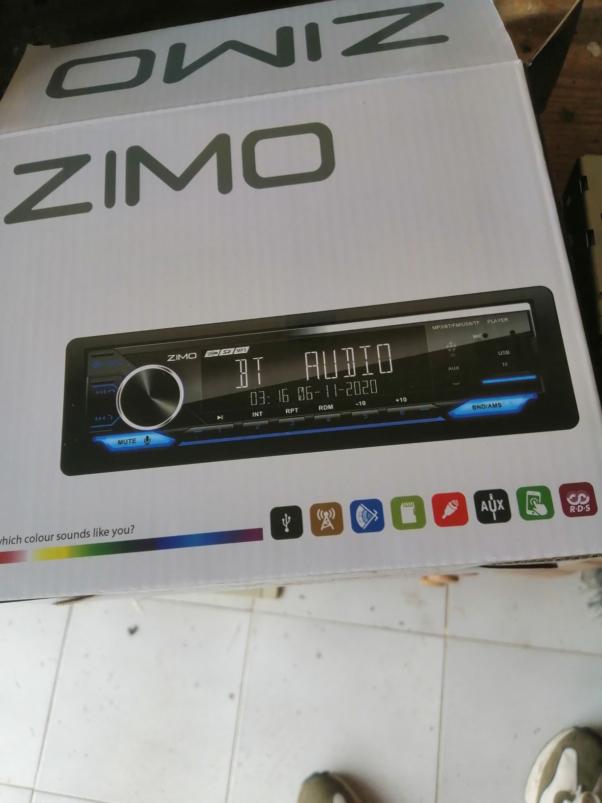 Radio novo com blutu