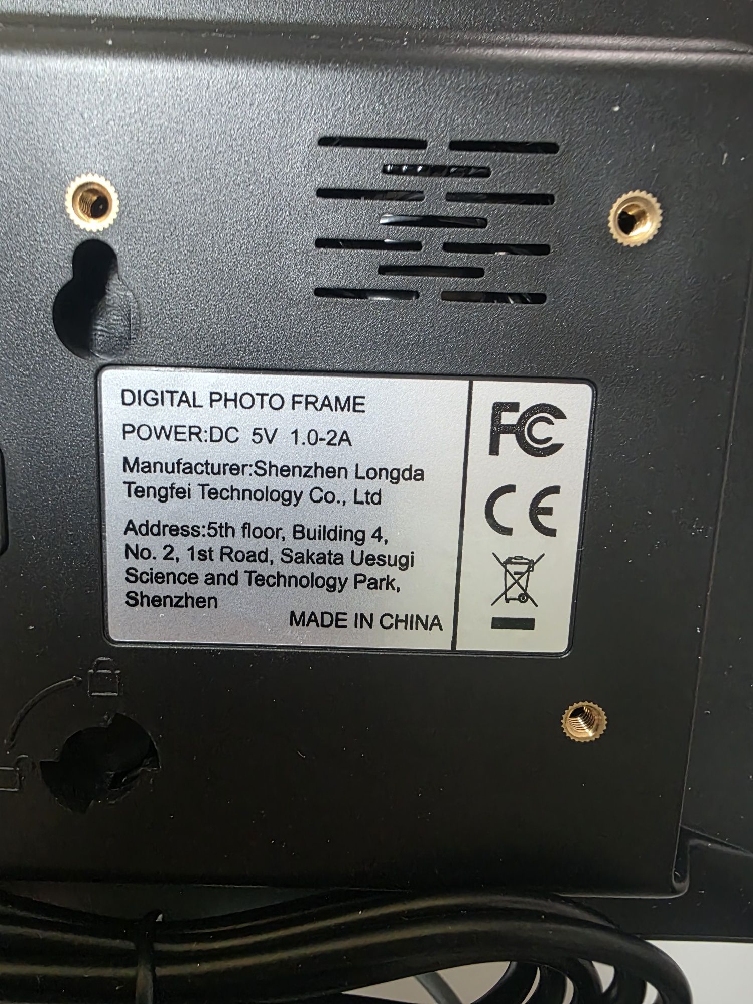 Moldura Digital HD - 8 polegadas