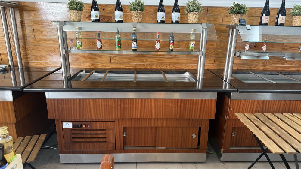 Buffet Profissional Inox/Pedra
