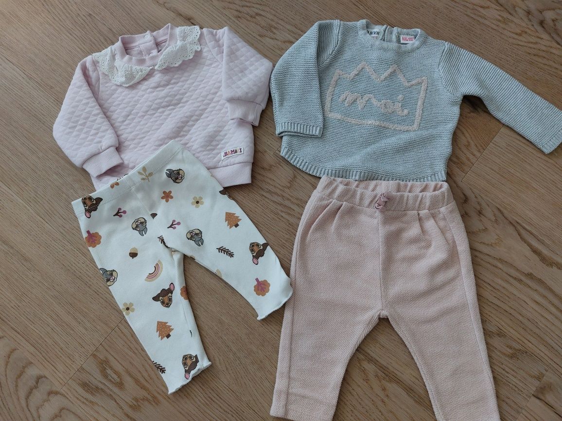Zestaw ubranek dla dziewczynki r. 62/68 Newbie Zara Smyk H&M Guess Gap