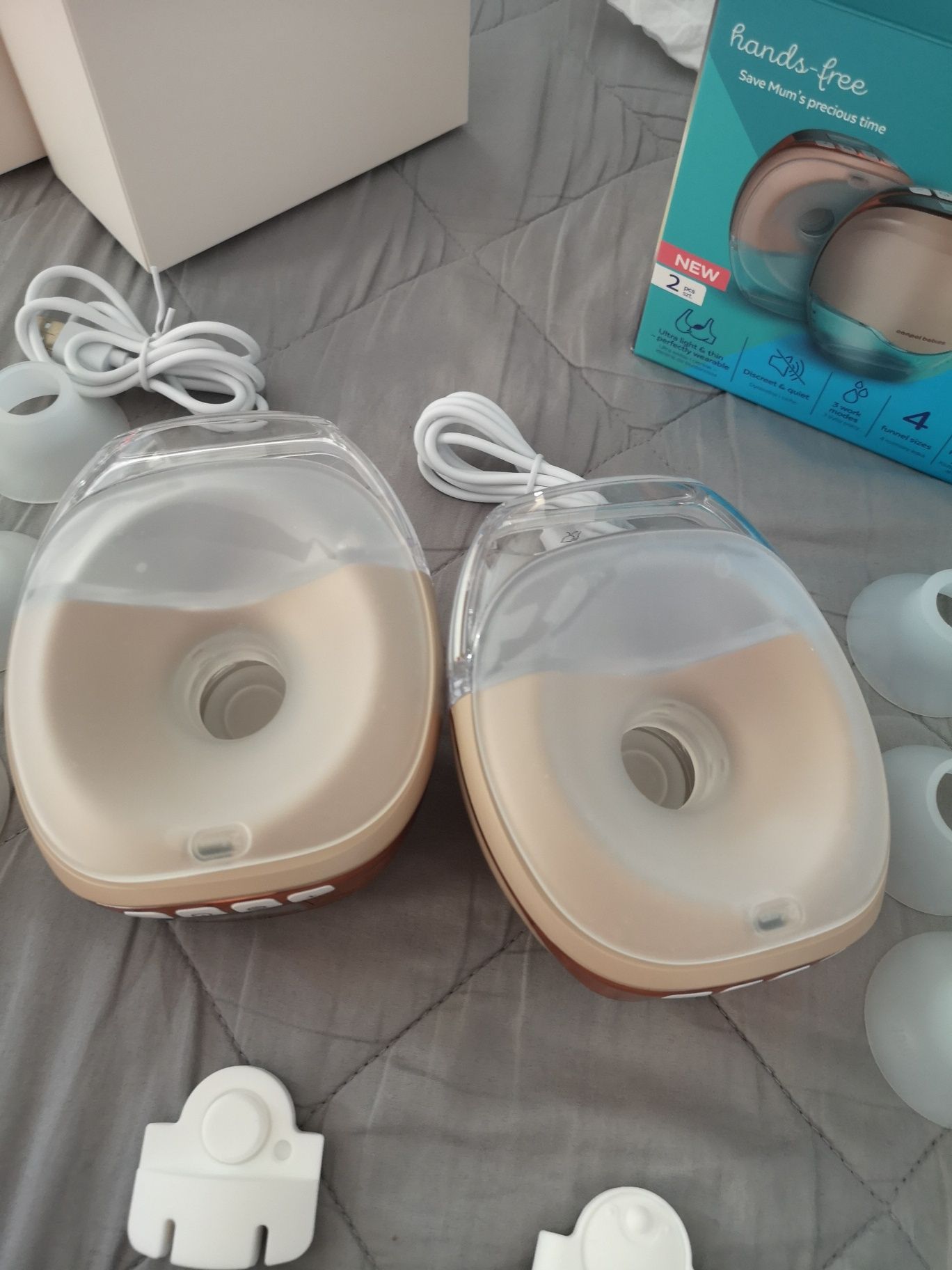 Laktator Canpol babies hands free muszlowy 2 szt