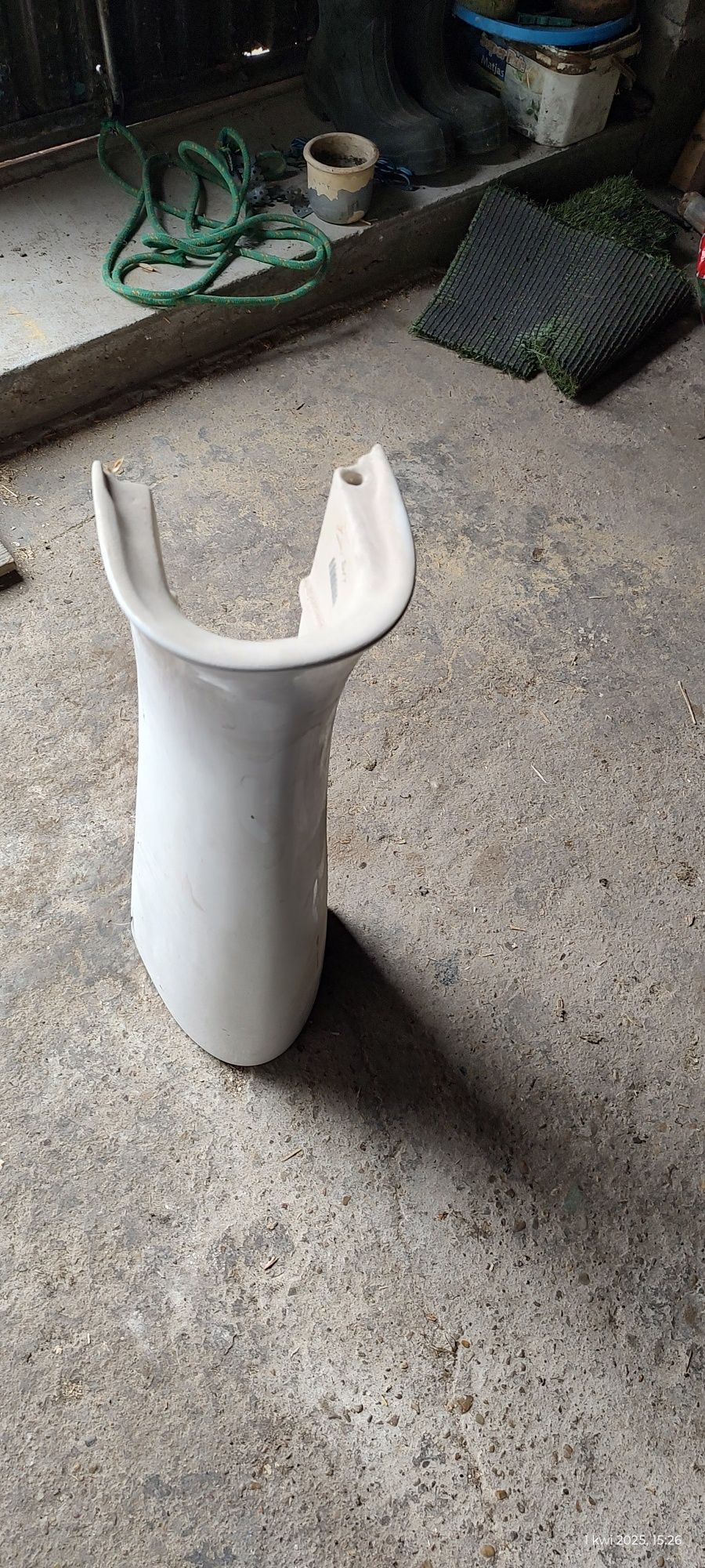 Umywalka Cersanit z baterią plus syfon 45 cm i 55 cm plus stopa