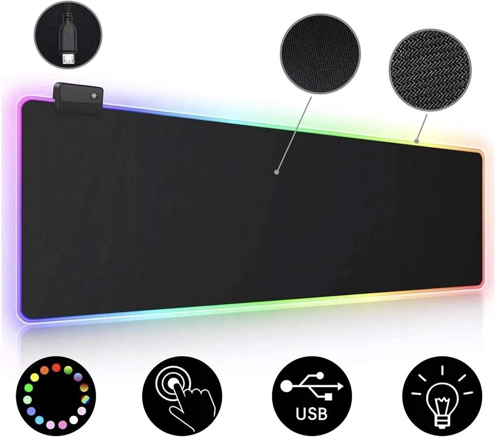 Podkładka pod mysz gamingowa gms-x5 80x30cm rgb