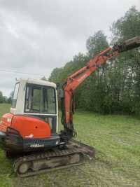 Minikoparka kubota kx91 koparkoładowarka case 590sle