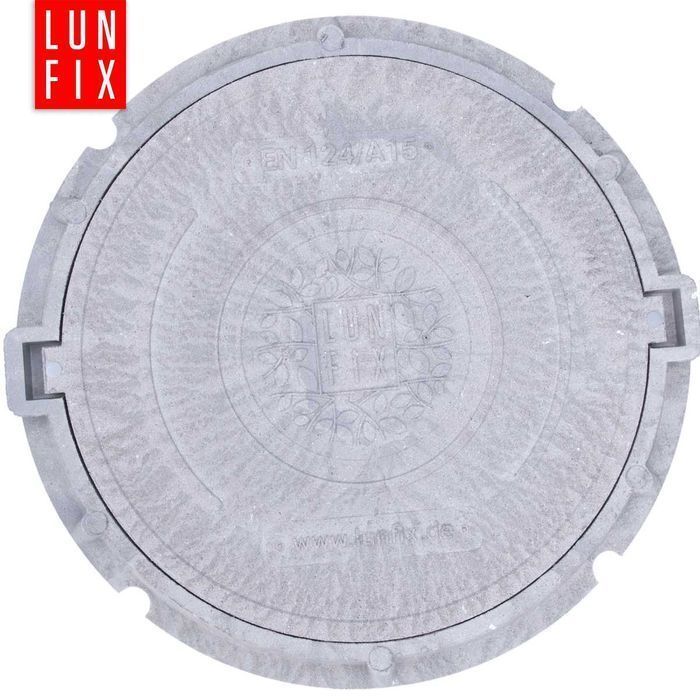 Pokrywa 60cm właz zamykany do studni szamba 600 mm 1,5t A15 szary