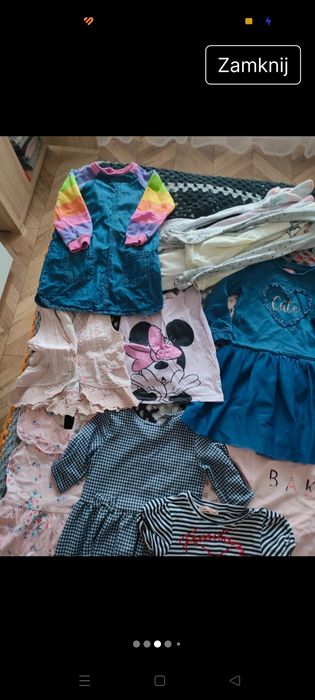 Paka ciuszków dla dziewczynki 110/116