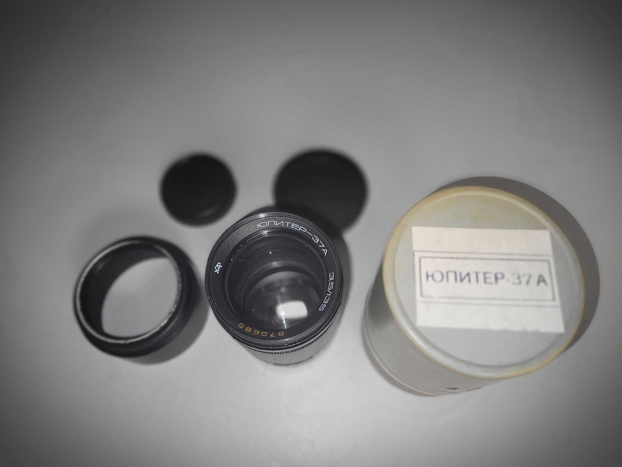 Obiektyw Jupiter 37 A kompletny
