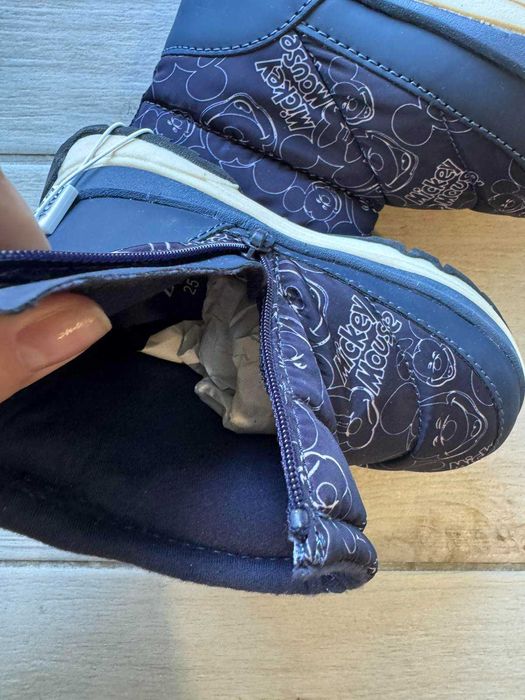 Дитячі теплі дутики ботинки zara 24 розмір зара  зимові ботинки