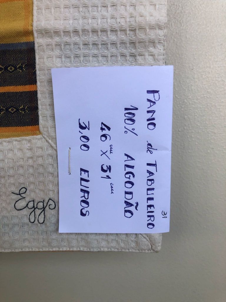 Pano de Tabuleiro 100% Algodão - NOVO