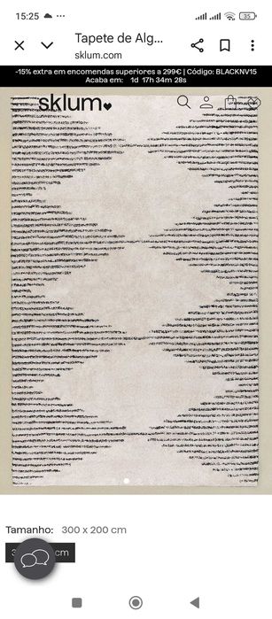 Têxteis - Tapete de sala