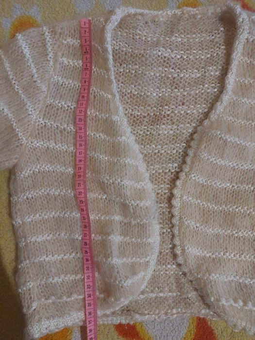 Вязанное болеро на 4-5-6 лет