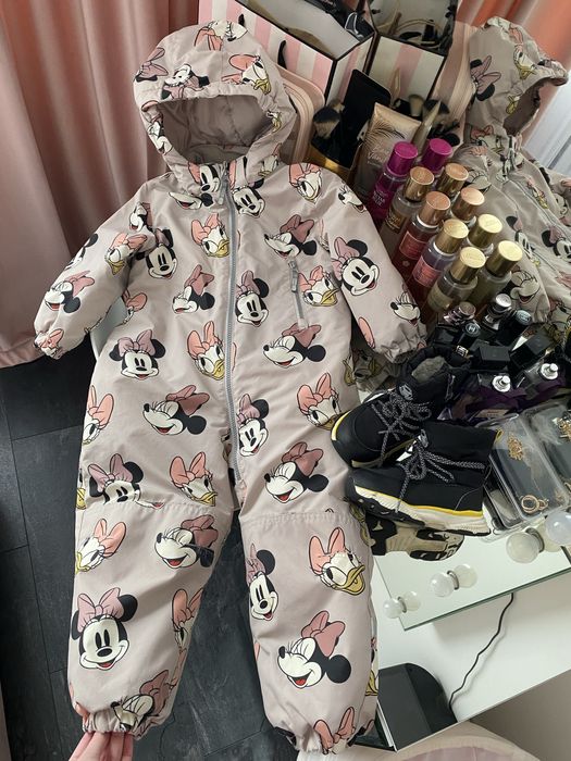 Зимовий комбінезон h&m 3 - 4 р 104см disney мікі міні