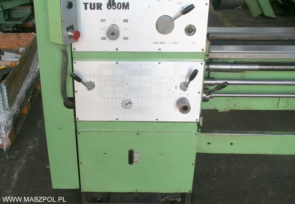 Tokarka TUR 630 M x 1000 FAT SUPER STAN - FILM !!!