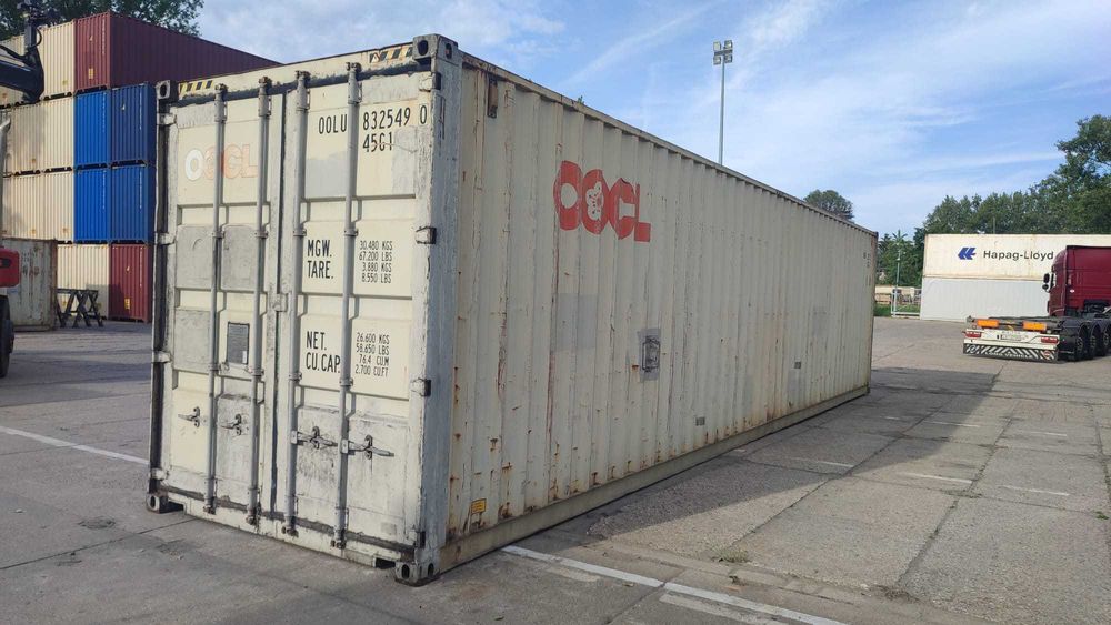 Kontener morski używany 12 metrowy 40 HC CW / sprzedam / PZ