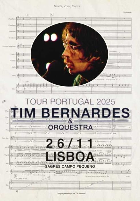 Tim Bernardes 2 Bilhetes 26/11 Lisboa