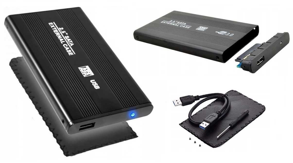 Obudowa Dysku HDD 2,5 USB 3.0 SATA czarna ** Video-Play Wejherowo