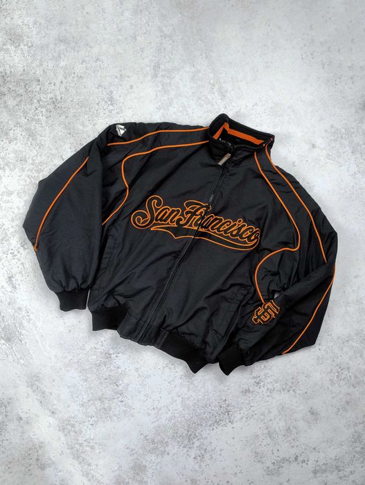 Majestic Authentic MLB San Francisco Giants czarna kurtka bomber L