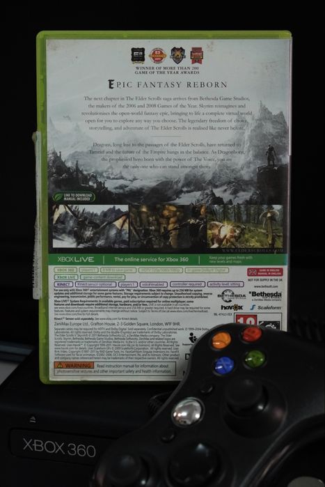 Gra Skyrim Xbox 360 Live Kinect The Elder Scrols V gry na konsole
