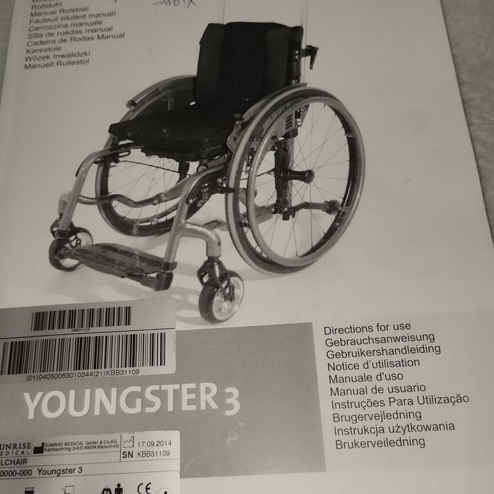 Wózek aktywny inwalidzki dziecięcy Zippie