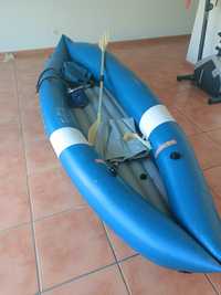 Kayak Caiaque insuflável para 2 pessoas com pagaia