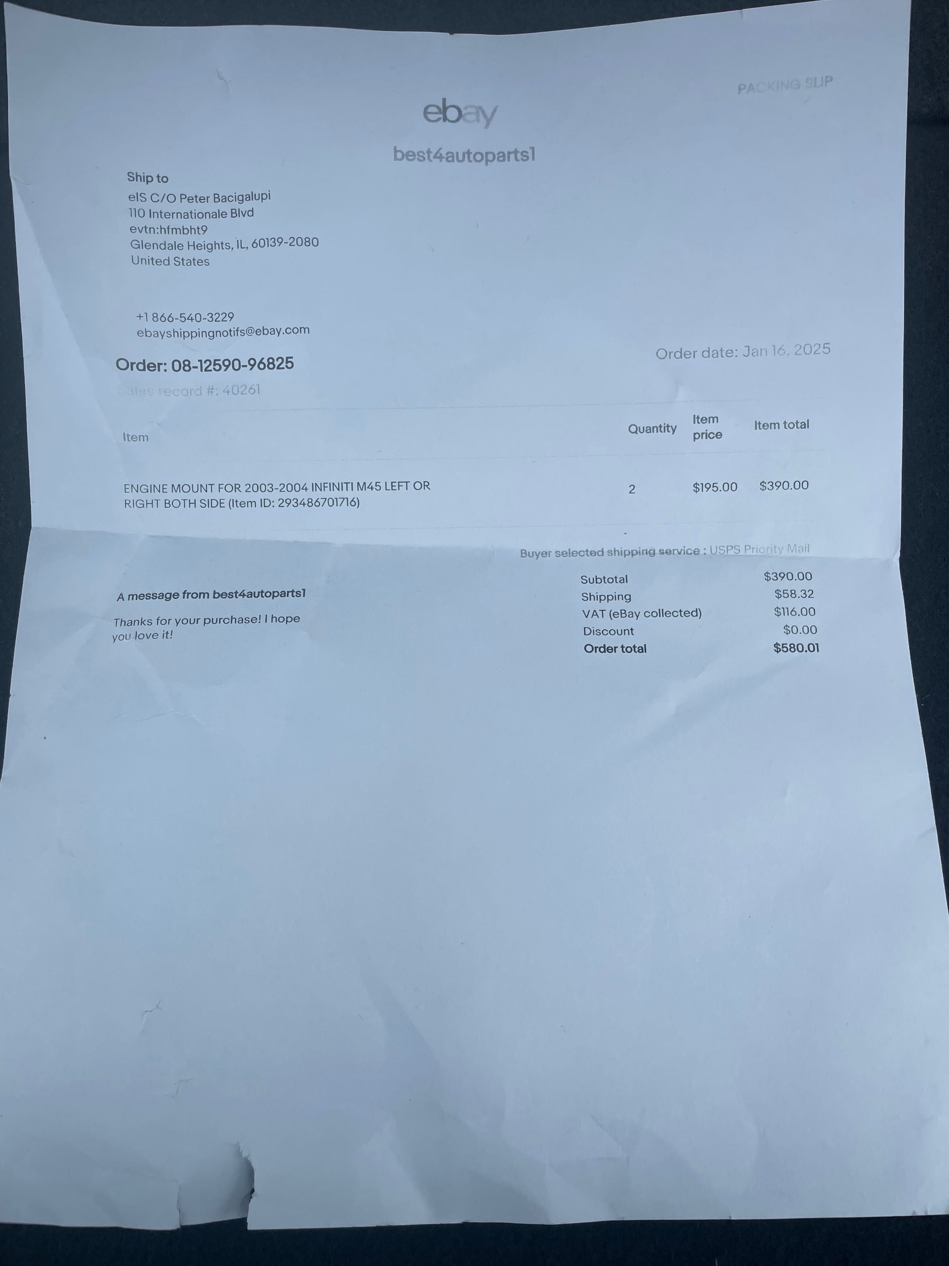Suportes de Motor Novos para Infiniti M45 – Esq. e Dir.