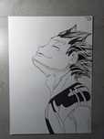 Desenho de bokuto de haikyuu