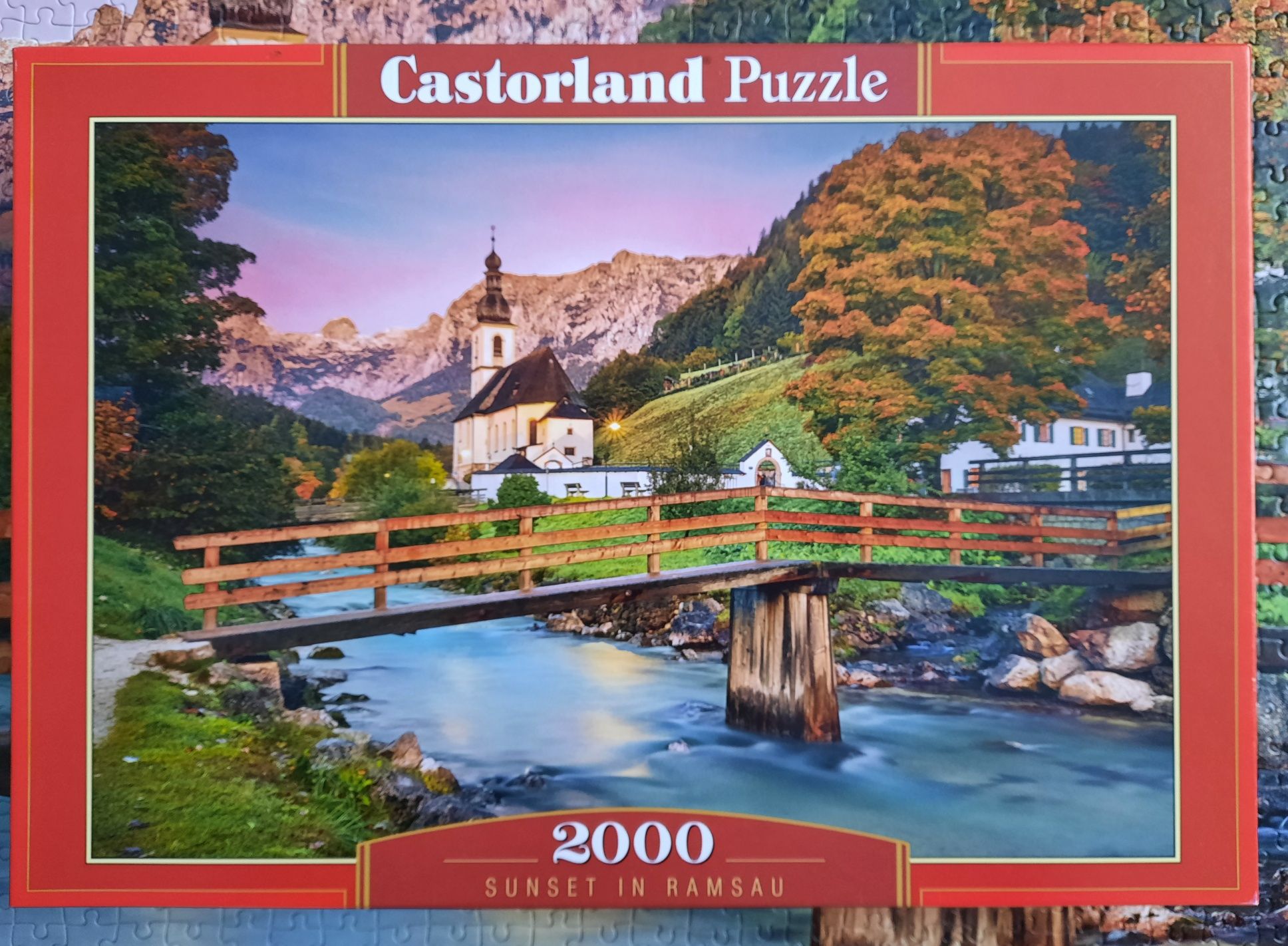 Puzzle Castorland "Sunset in Ramsau" | 2000 elementów