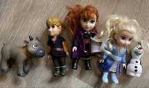 Figurki z bajki Kraina Lodu Anna Elsa Cristoff Swen Olaf