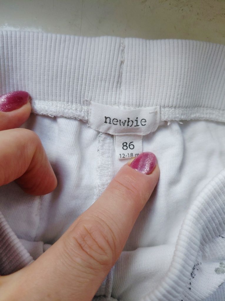 Zestaw body spodnie bluza Newbie 86