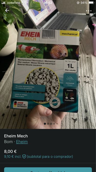 Eheim Mech material filtrante