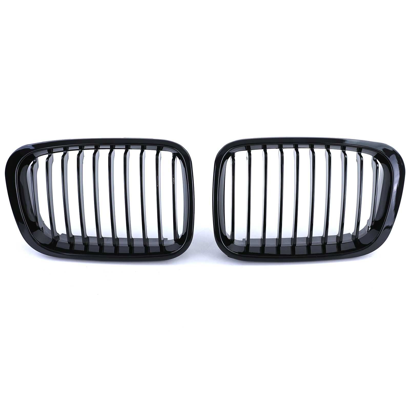 Grelha para BMW Série 3 E46 Sedan e Touring 1998a2001 Preto Brilhante