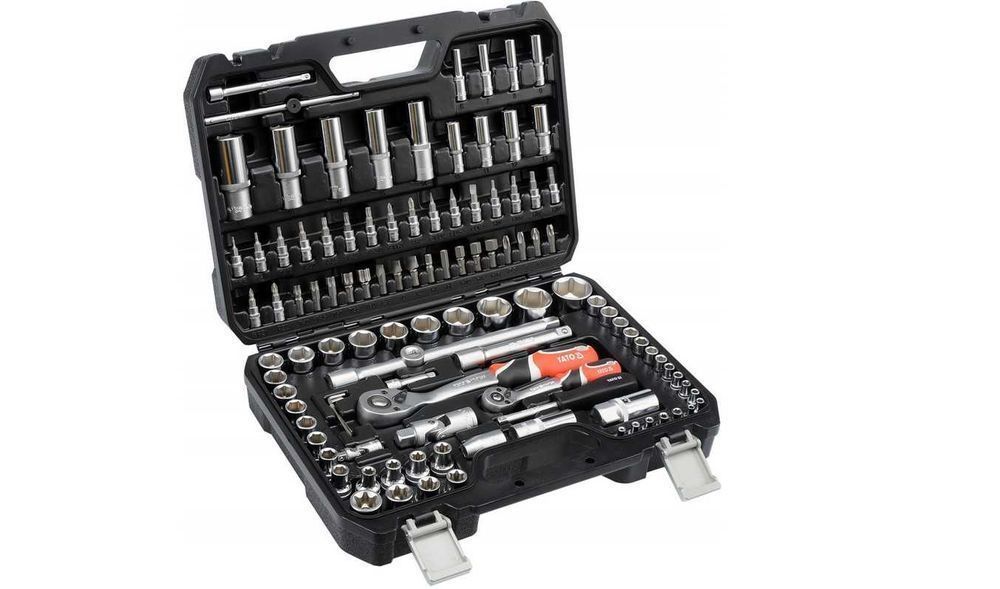 Bardzo MOCNE KLUCZE NASADOWE YATO 108 elementów Nowy Kurier 0zł