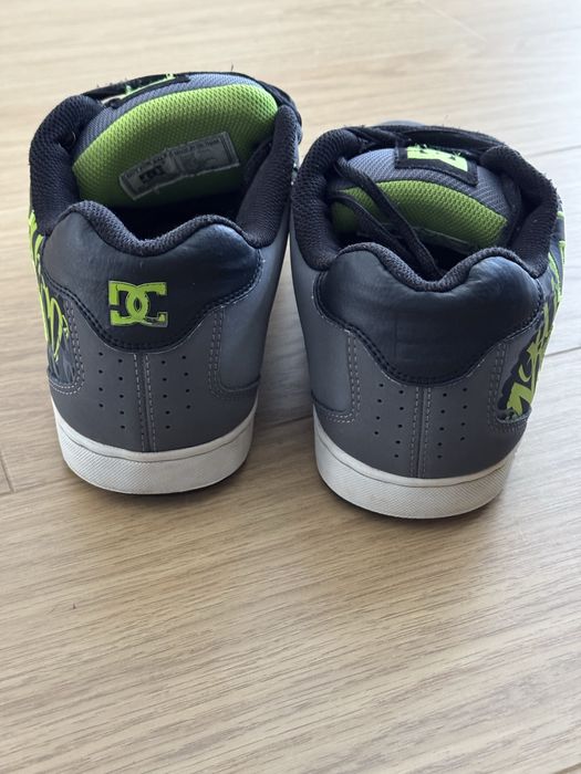 Sapatilha DC Shoes DC Net SE Battleship grey/soft lime