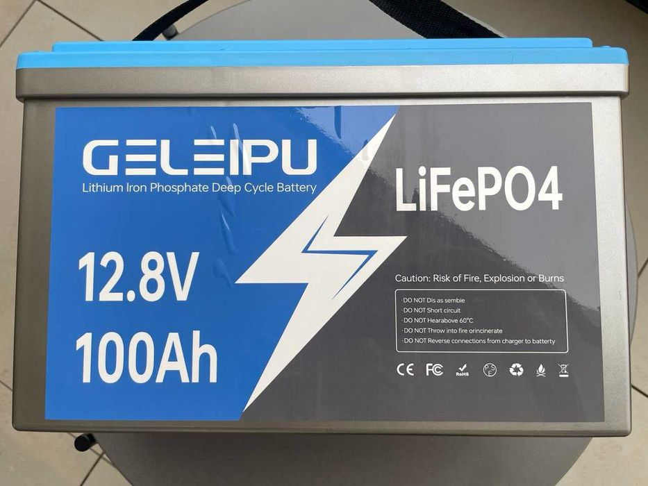 Гелевий акумулятор Geleipu LiFePO4 12.8V 100Ah — в наявності 2шт.