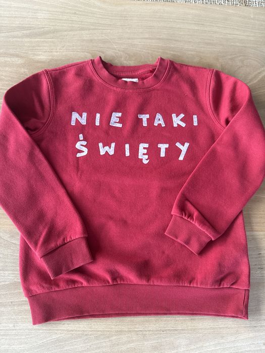 Bluza świąteczna „Nie taki Święty” Reserved rozmiar 128